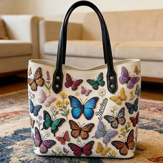 Liebe Schmetterlinge - Personalisierte Schmetterling Tragetasche