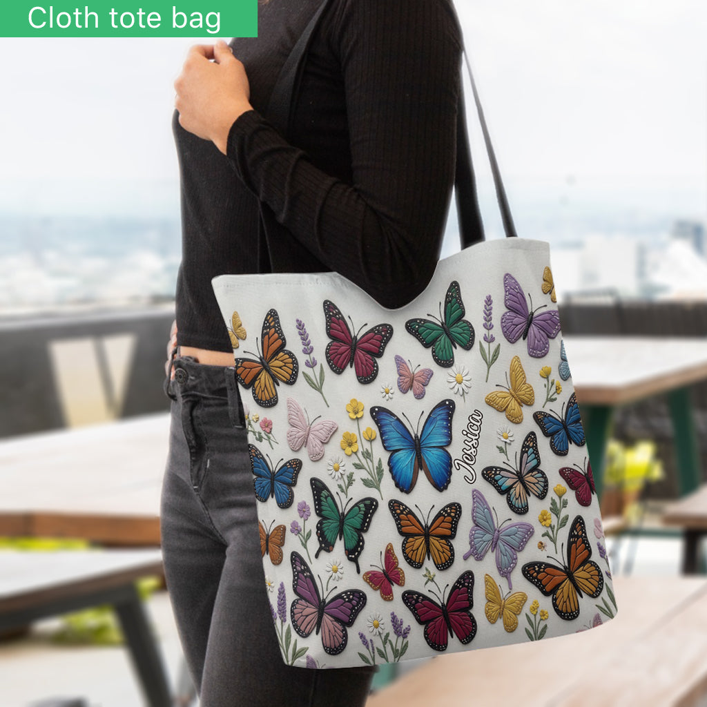 Liebe Schmetterlinge - Personalisierte Schmetterling Tragetasche