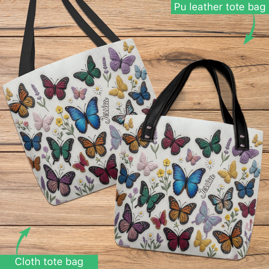 Liebe Schmetterlinge - Personalisierte Schmetterling Tragetasche