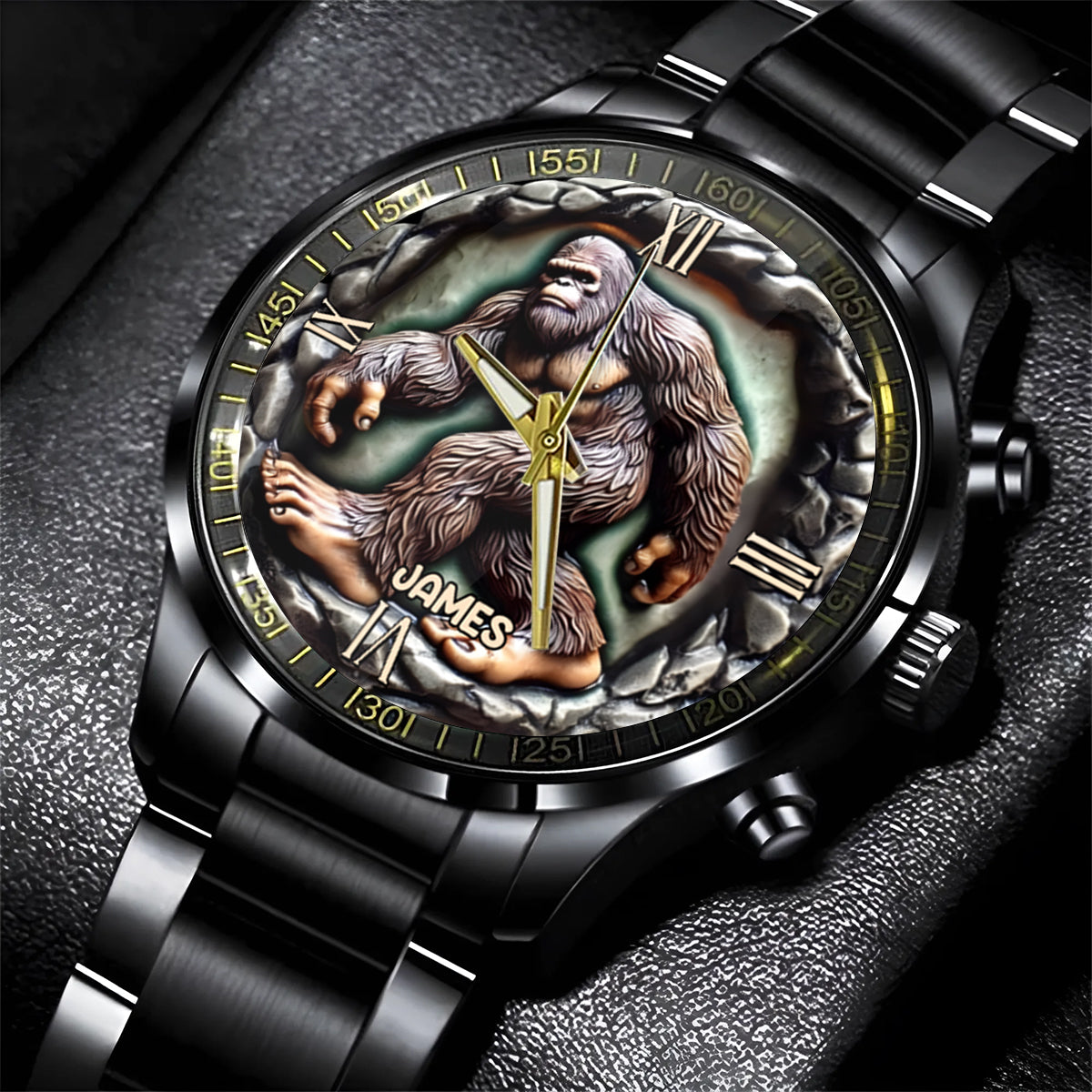 Créature mystique - Montre-bracelet Bigfoot personnalisée