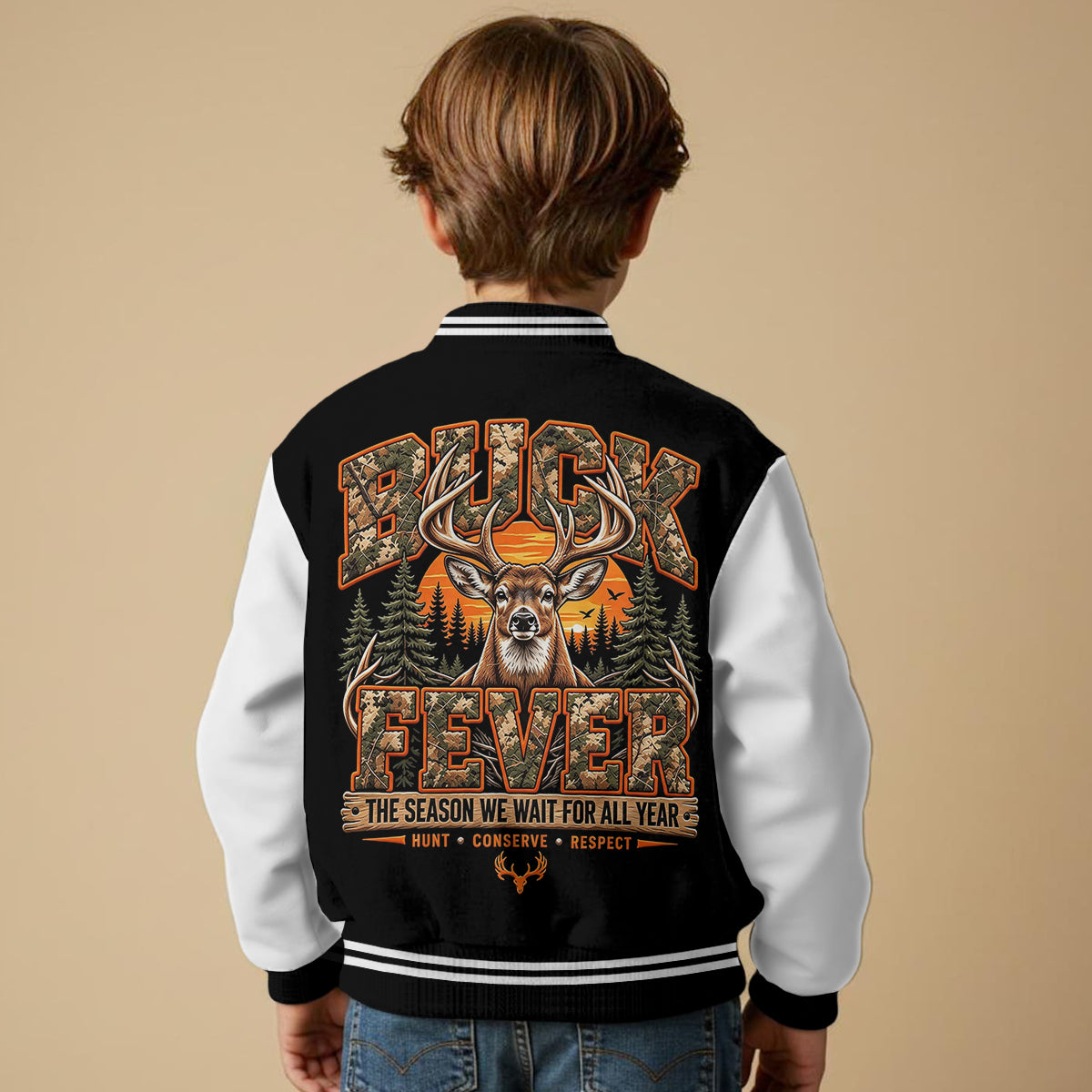 Buck Fever - Personalized Hunting Varsity Jacket