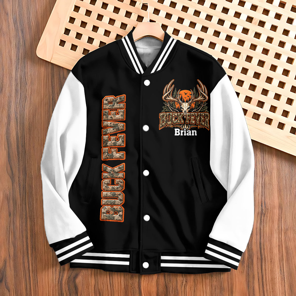 Buck Fever - Personalized Hunting Varsity Jacket