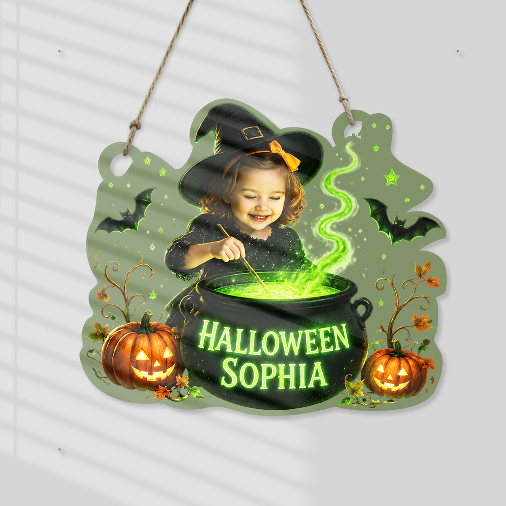 Halloween Kid's Room Decoration - Personalized Kid Luminous Acrylic Sign