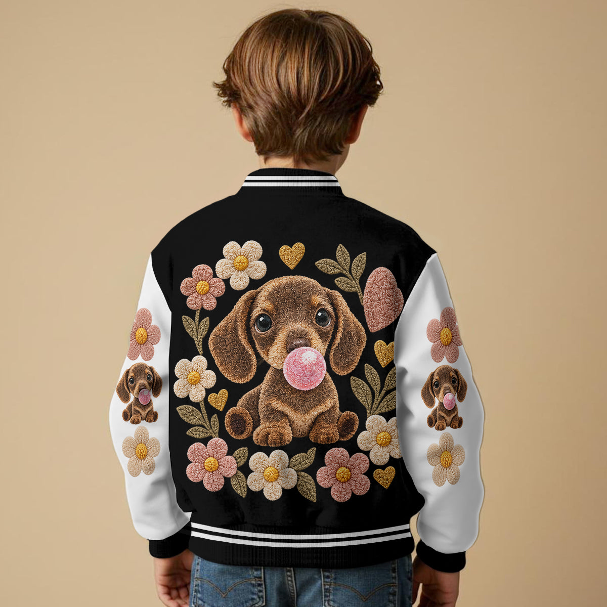 Adorable Paws - Personalized Dog Varsity Jacket