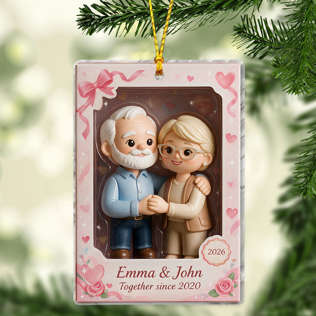 Personalisierte Foto-Romantik - Individuelles Paar Ornament
