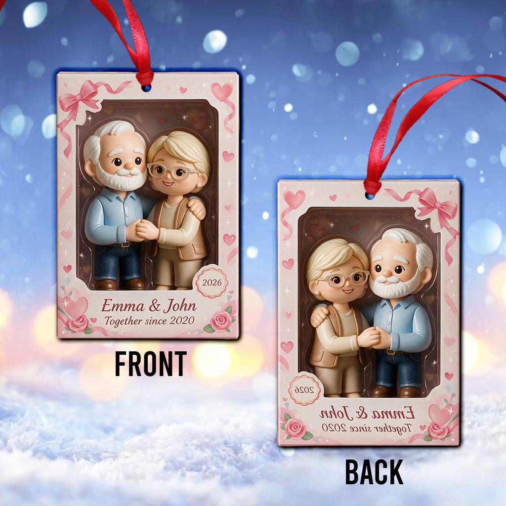 Personalisierte Foto-Romantik - Individuelles Paar Ornament