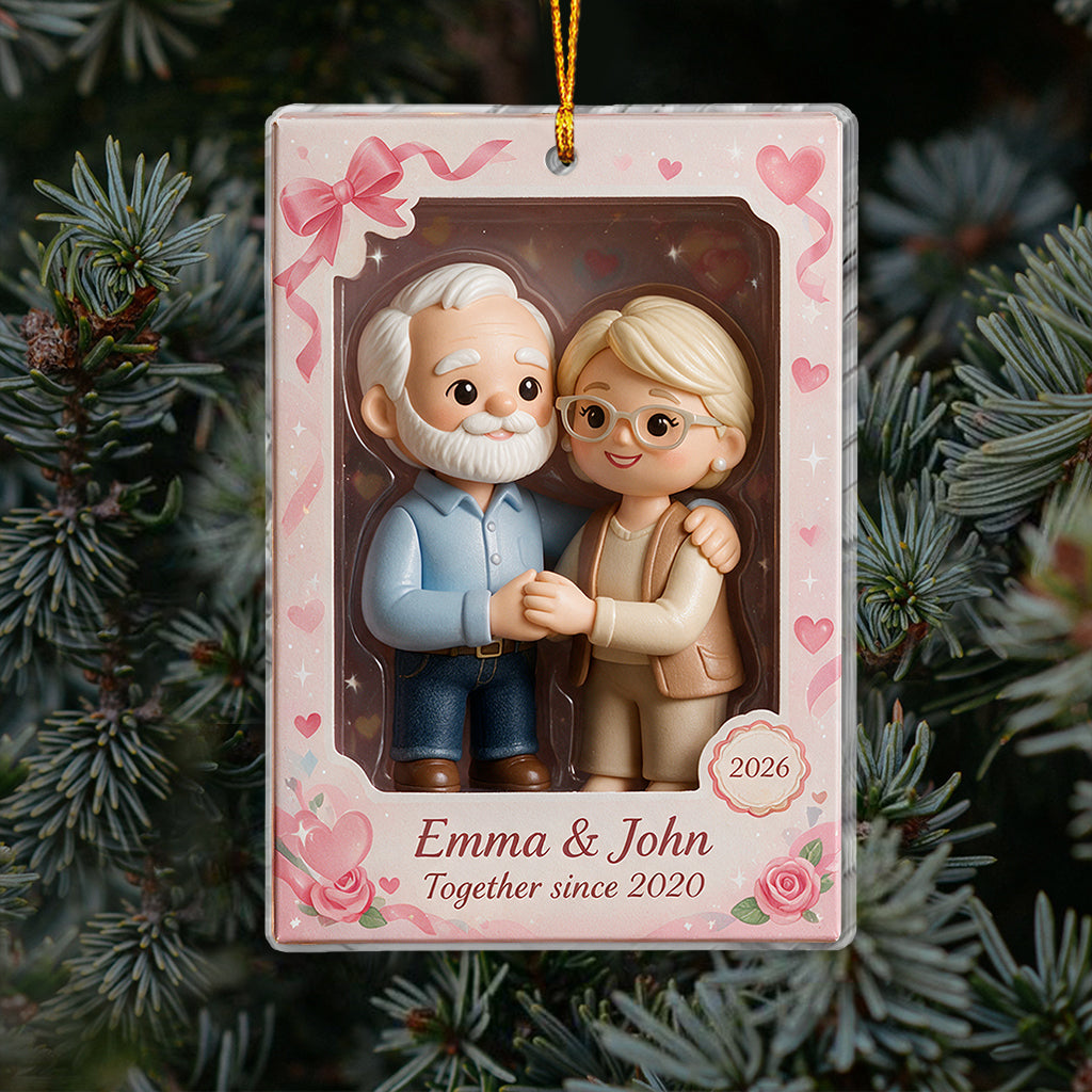 Personalisierte Foto-Romantik - Individuelles Paar Ornament