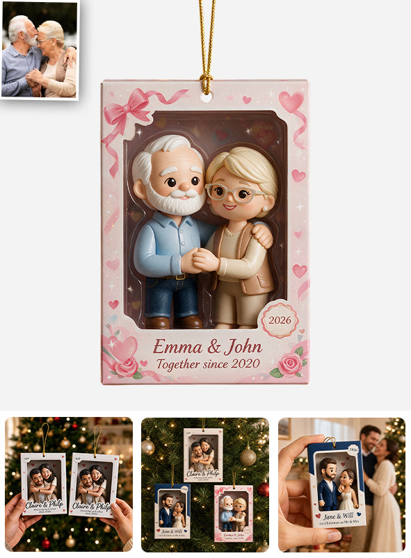 Personalisierte Foto-Romantik - Individuelles Paar Ornament