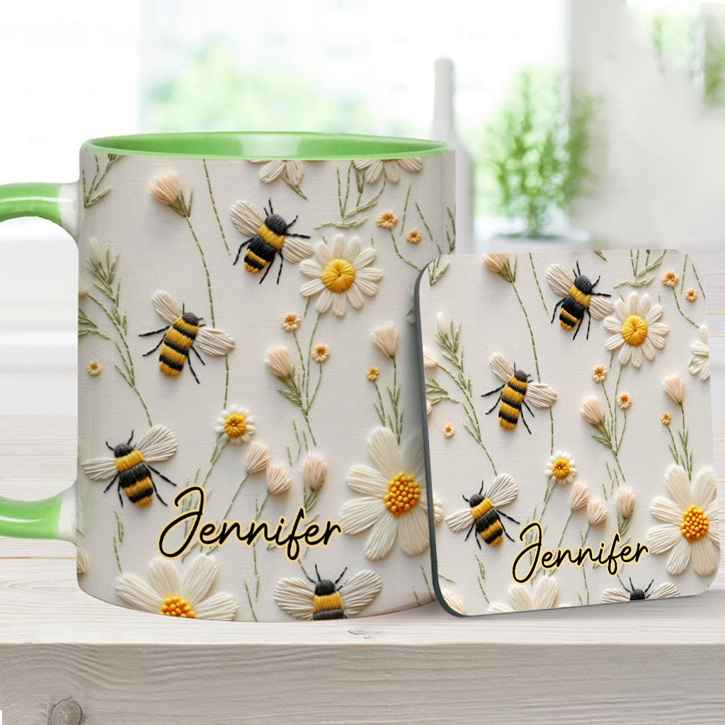 Liebe Bienen – Personalisierte Tasse mit Bienenmotiv