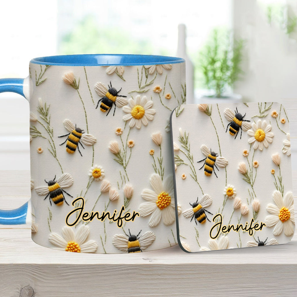 Liebe Bienen – Personalisierte Tasse mit Bienenmotiv