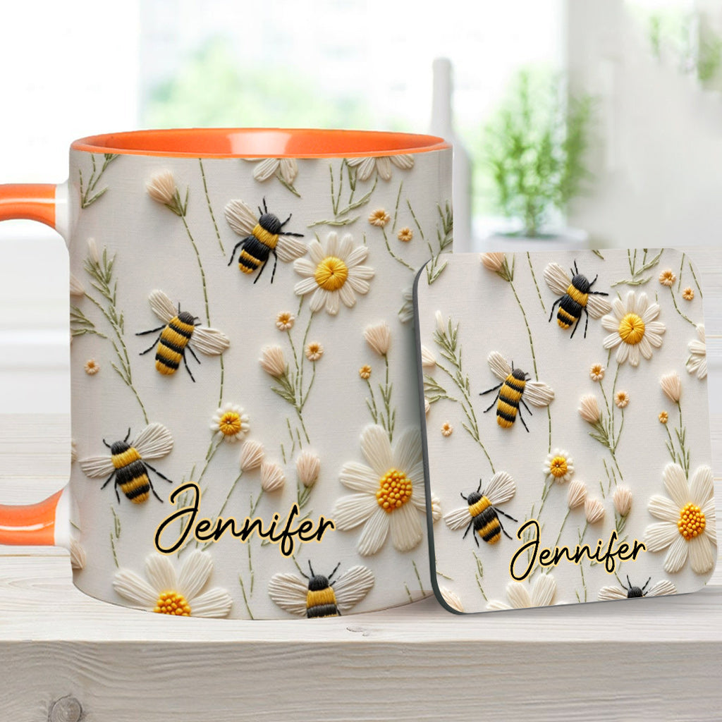 Liebe Bienen – Personalisierte Tasse mit Bienenmotiv