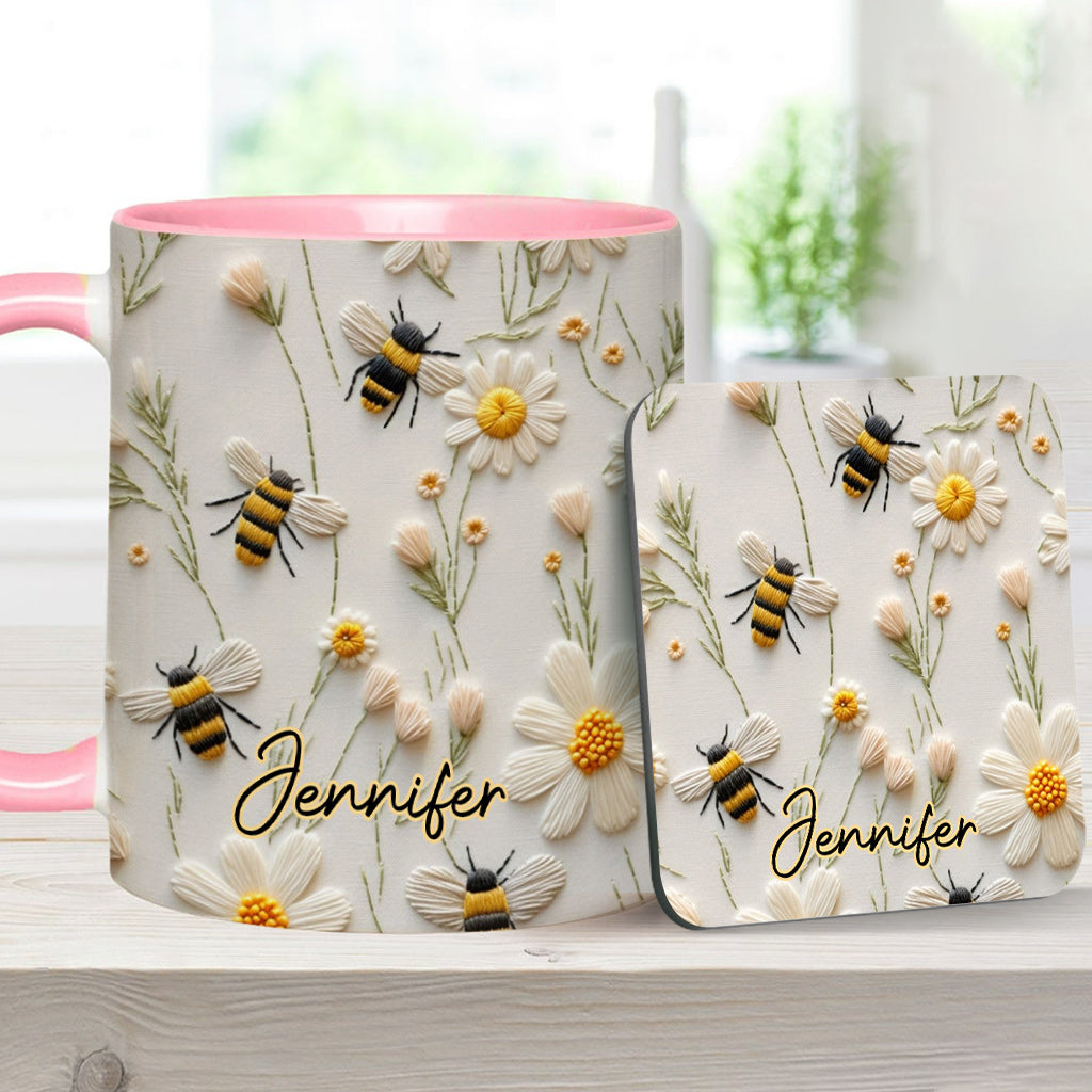 Liebe Bienen – Personalisierte Tasse mit Bienenmotiv