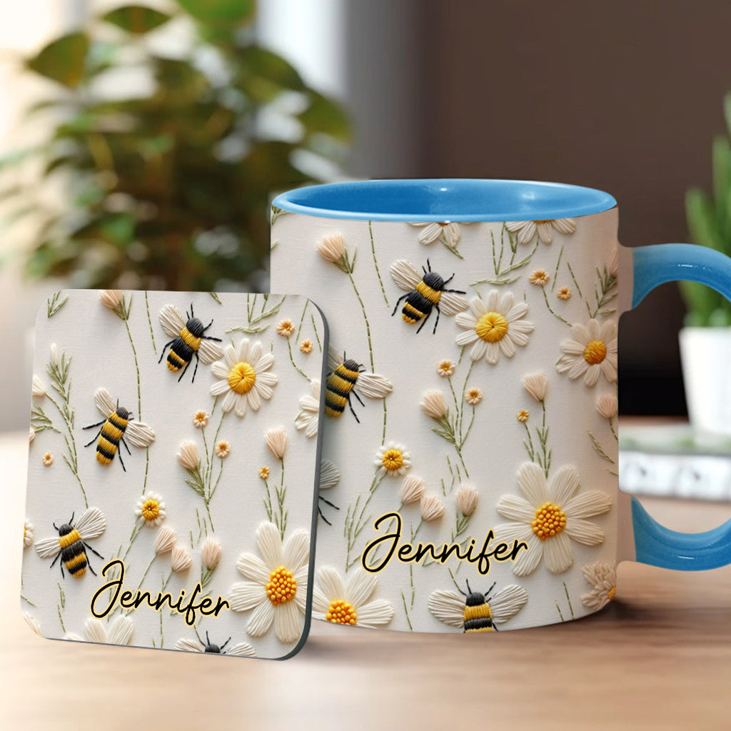 Liebe Bienen – Personalisierte Tasse mit Bienenmotiv