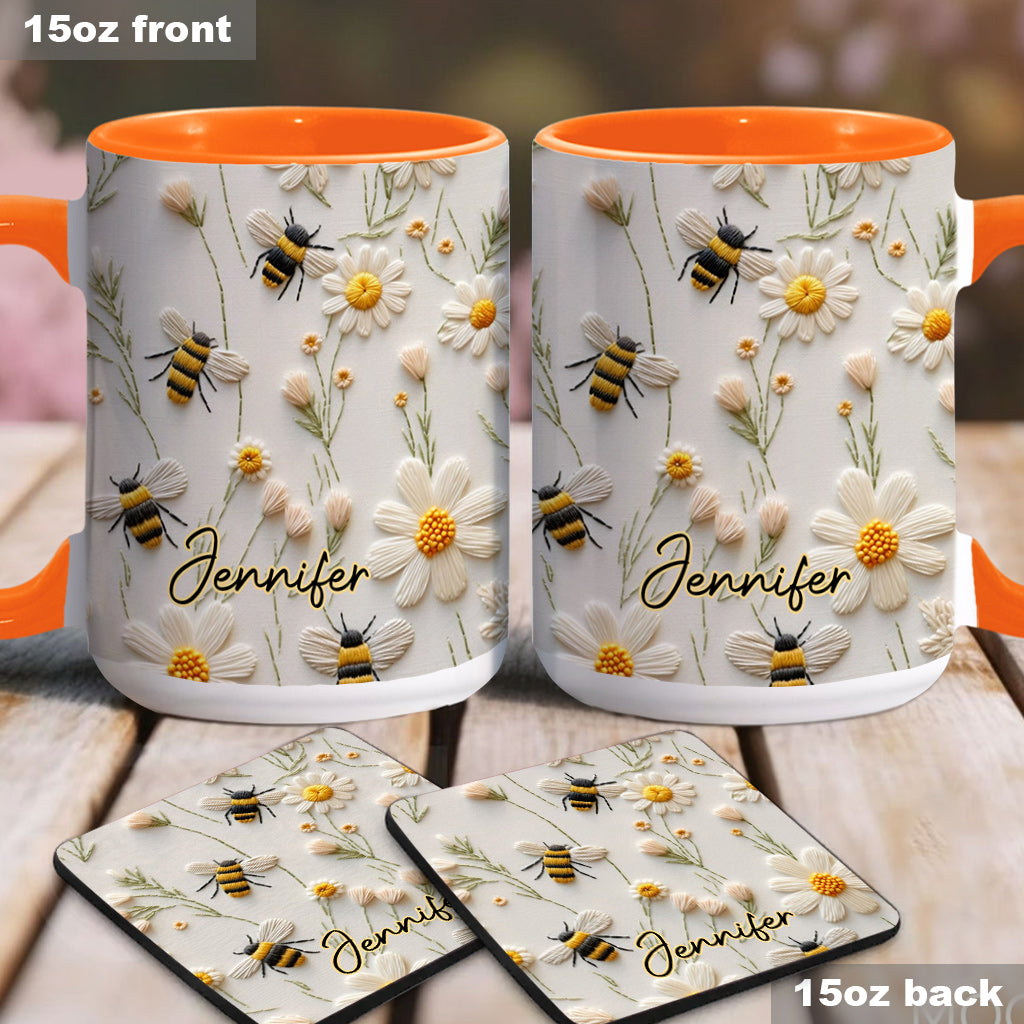 Liebe Bienen – Personalisierte Tasse mit Bienenmotiv