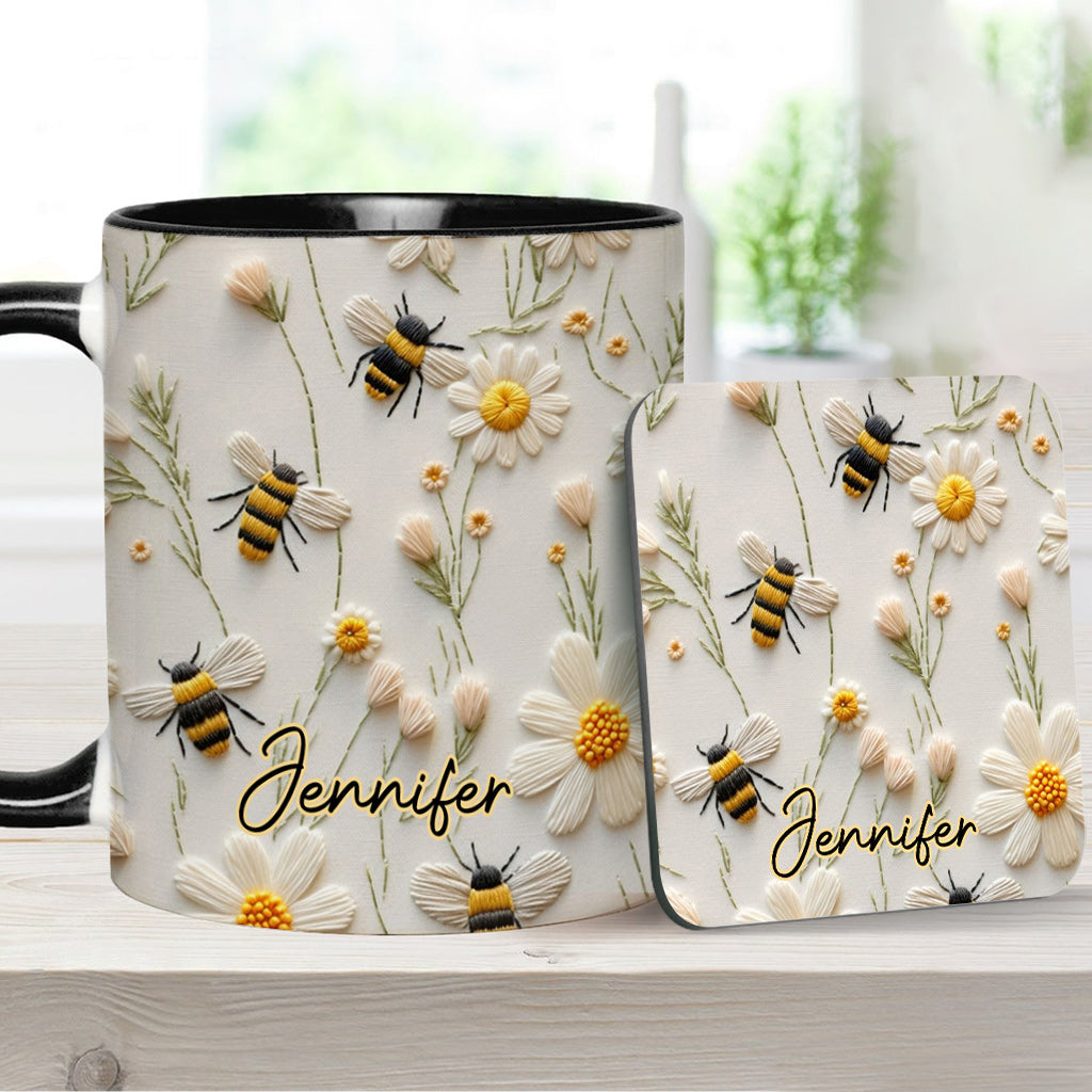 Liebe Bienen – Personalisierte Tasse mit Bienenmotiv
