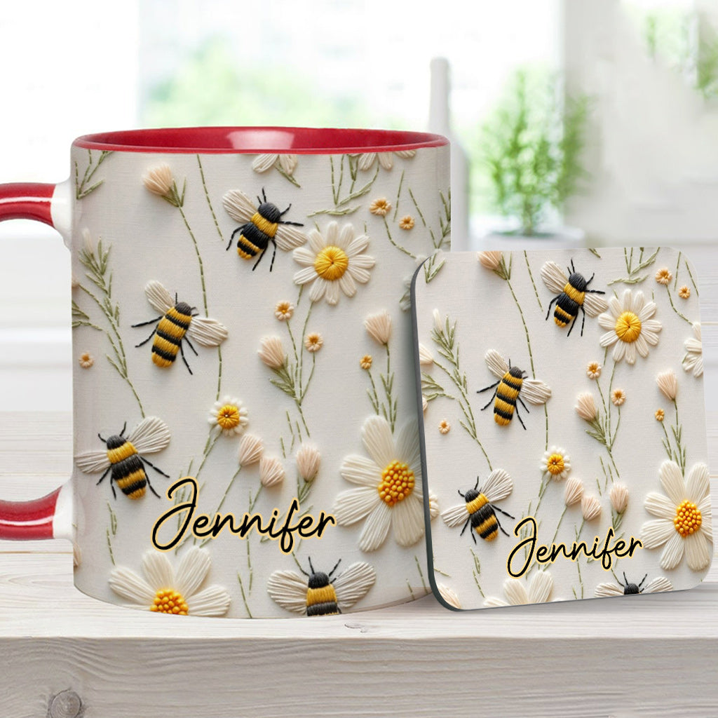 Liebe Bienen – Personalisierte Tasse mit Bienenmotiv