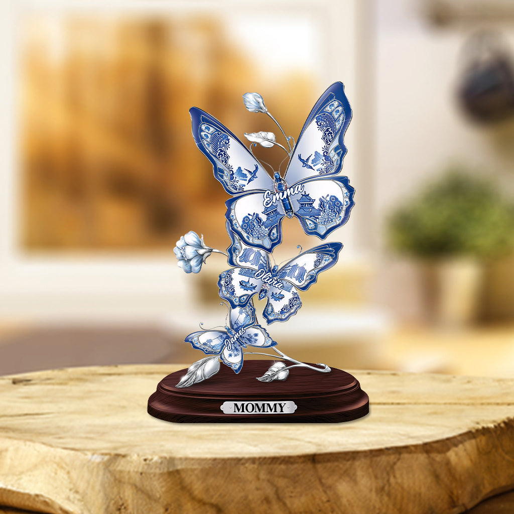 Perfect Gift For Mom, Grandma - Personalized Mother Custom Shaped Acrylic Plaque