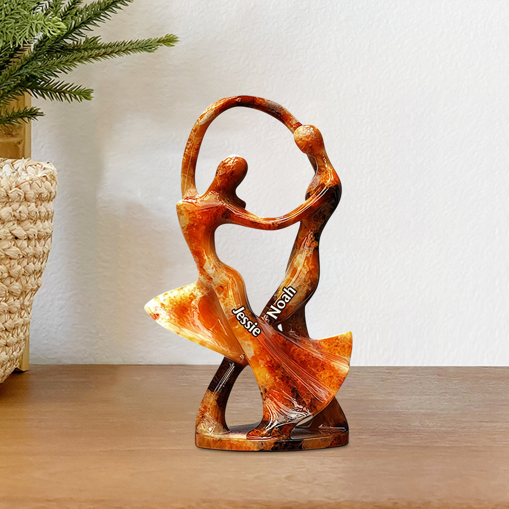 Dancing With You Feels Like Magic - Personalized Couple Custom Shaped Acrylic Plaque