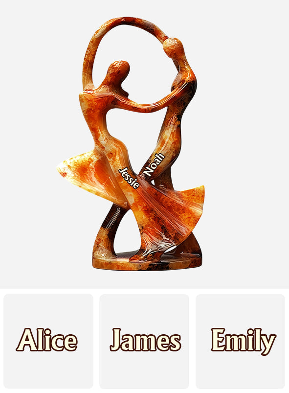 Dancing With You Feels Like Magic - Personalized Couple Custom Shaped Acrylic Plaque