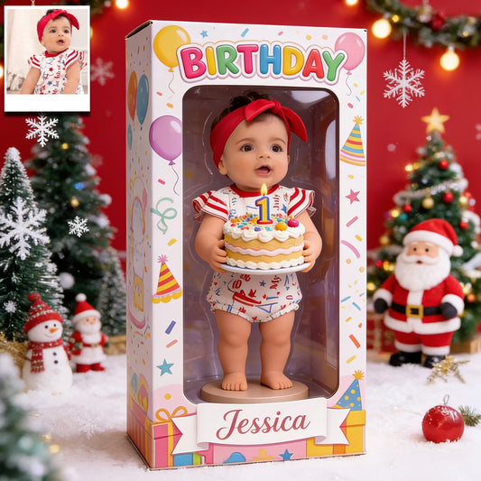 Photo Personnalisée - Boîte d'Affichage Acrylique d'Anniversaire Personnalisée