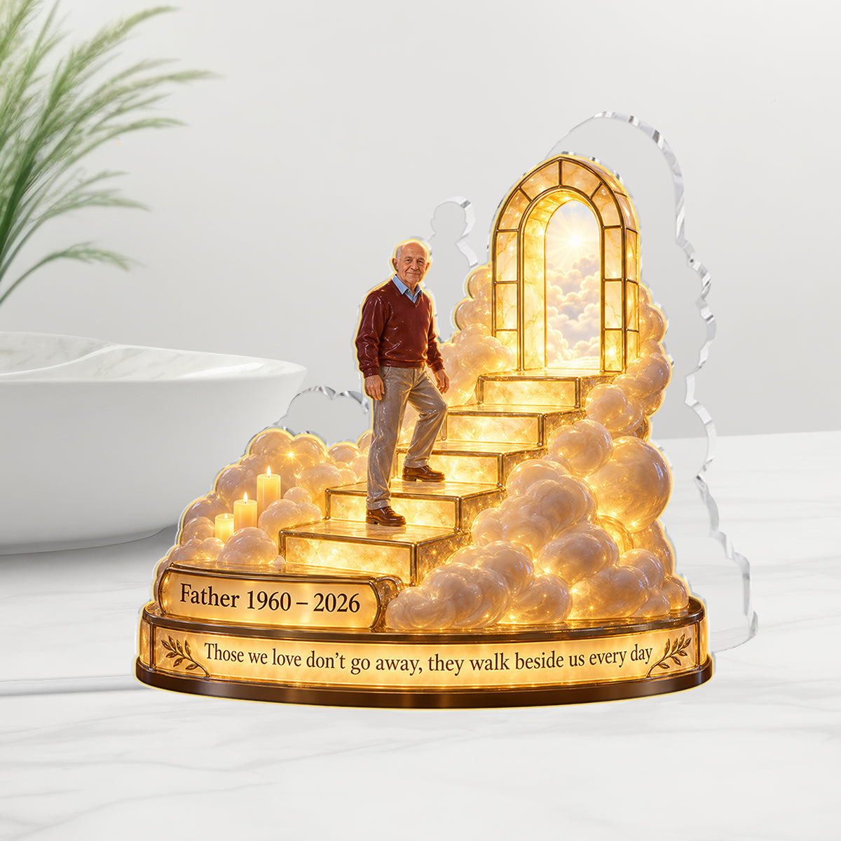 Personalisierte Gedenkgeschenke, Ein schönes Andenken für einen geliebten Menschen - Personalisierte Acryl LED Nachtlicht