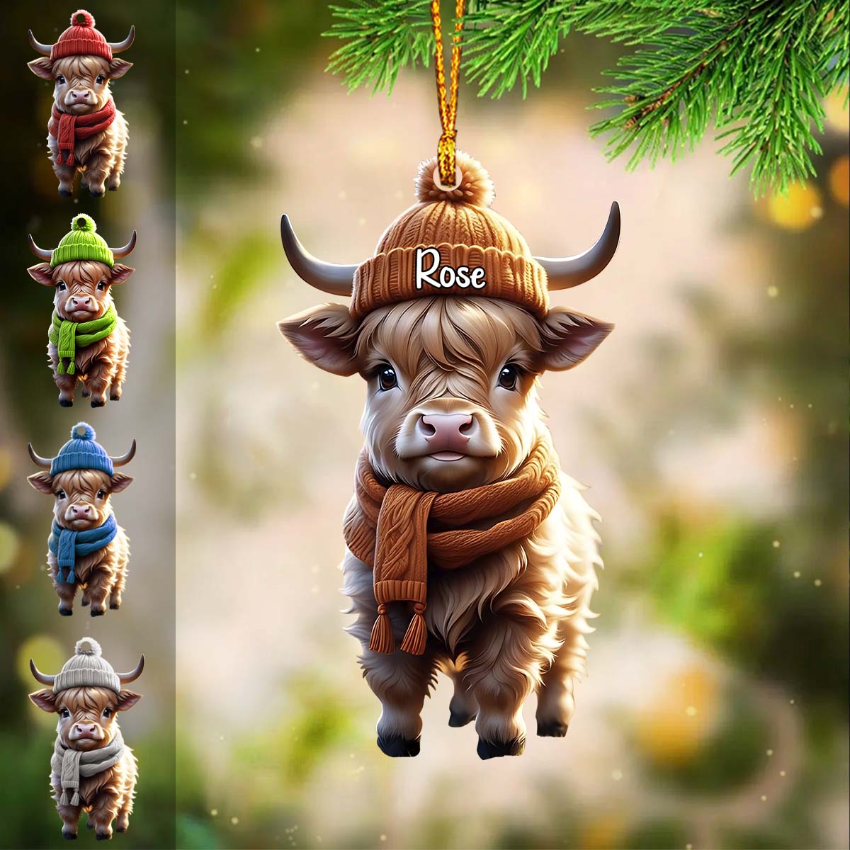 All I Want For Christmas - Personalized Ornament