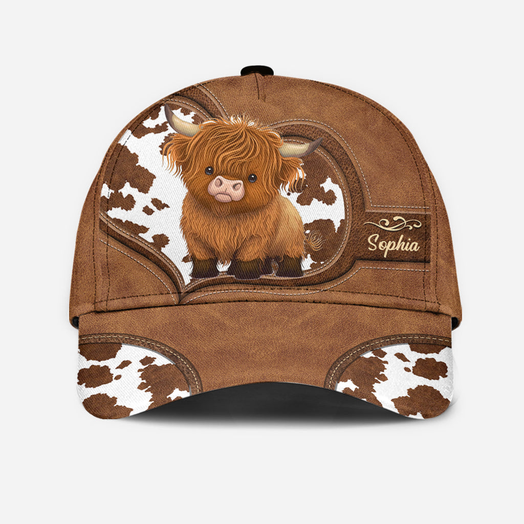 Vache des Highlands mignonne - Casquette classique personnalisée vache des Highlands
