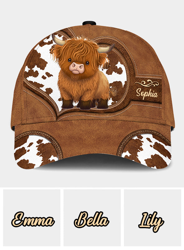 Vache des Highlands mignonne - Casquette classique personnalisée vache des Highlands