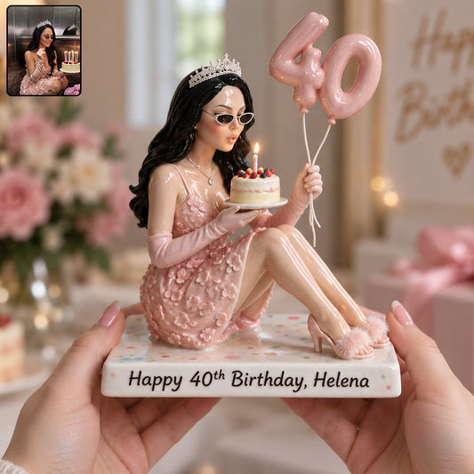 Es ist mein Geburtstag - Personalisierte 3D-Plakette