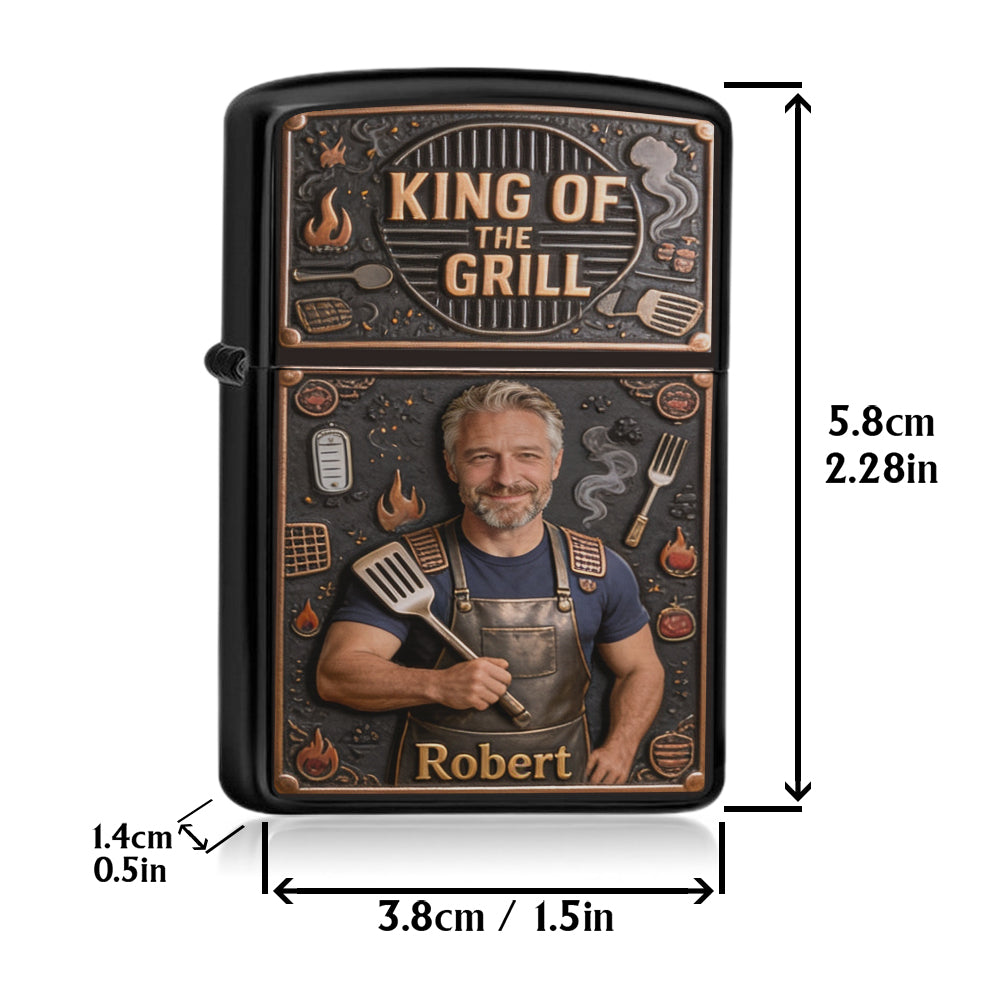 König des Grills - Personalisierter Grillanzünder
