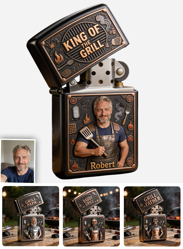 König des Grills - Personalisierter Grillanzünder