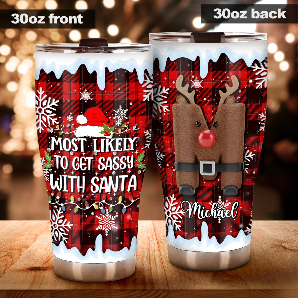Weihnachtsbecher „Wahrscheinlich…“ – Personalisierter Weihnachtsbecher
