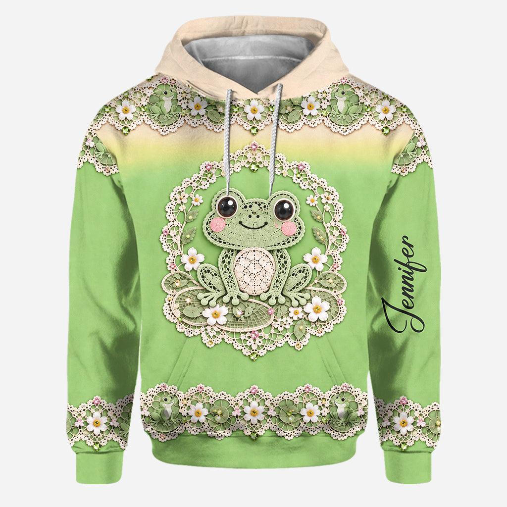 Liebe Frosch - Personalisierter Frosch Hoodie und Leggings