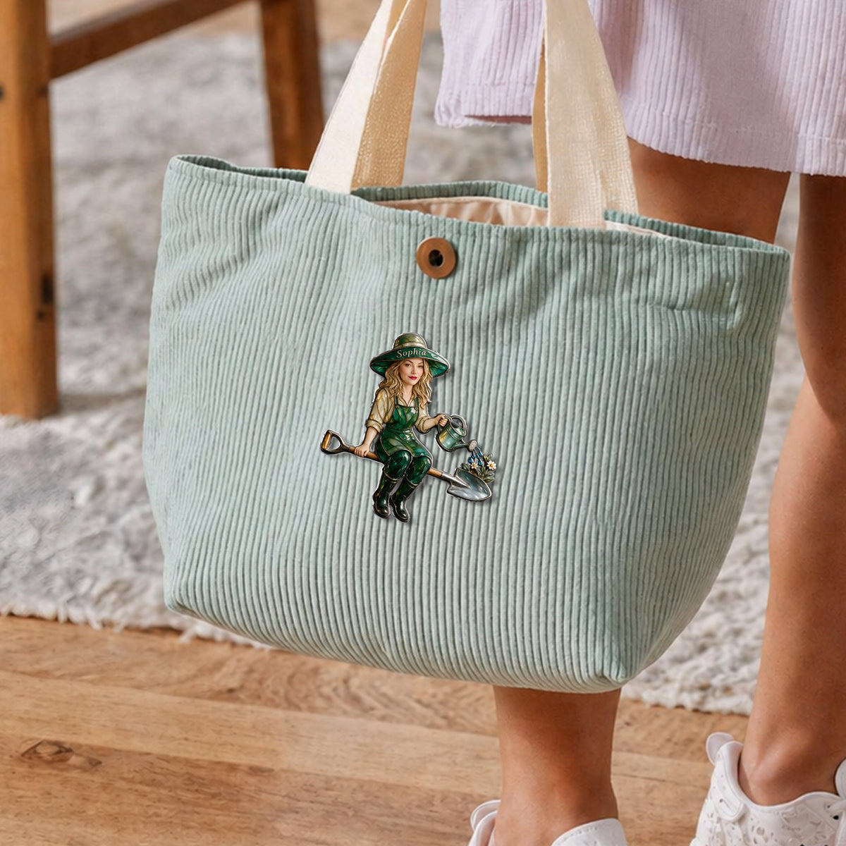 Love Gardening - Personalized Gardening 3D Embossed Enamel Pin