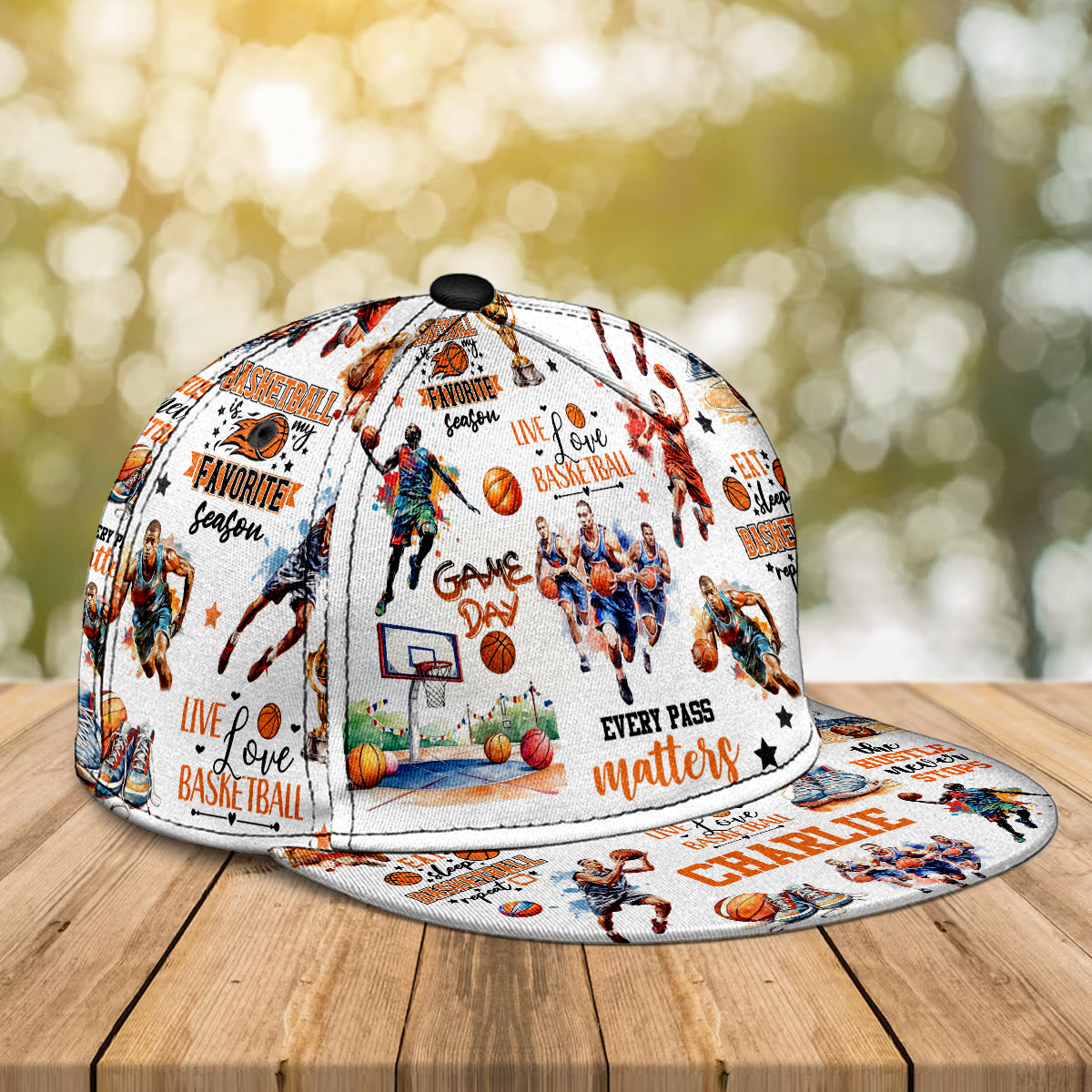 Amateur de basketball - Casquette de basketball personnalisée