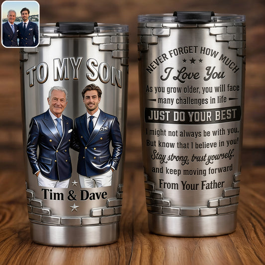 Für meinen Sohn/ Tochter/ Enkel... - Personalisierter Sohn Tumbler