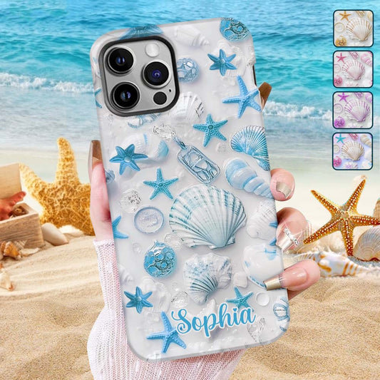 Coque de téléphone personnalisée « Beach Lovin' Girl » - Amoureuse de la mer - Impression intégrale