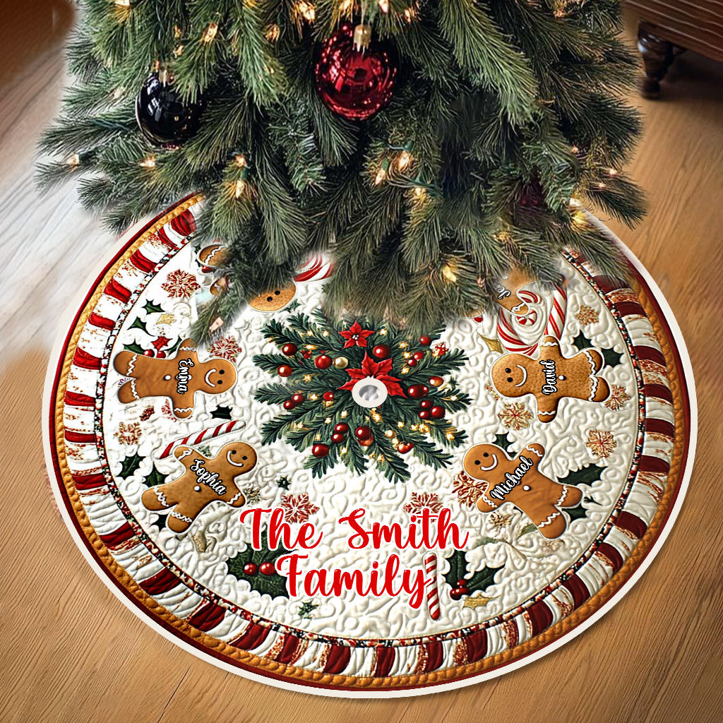 Die Lebkuchen-Crew – Personalisierte Baumrock-Decke