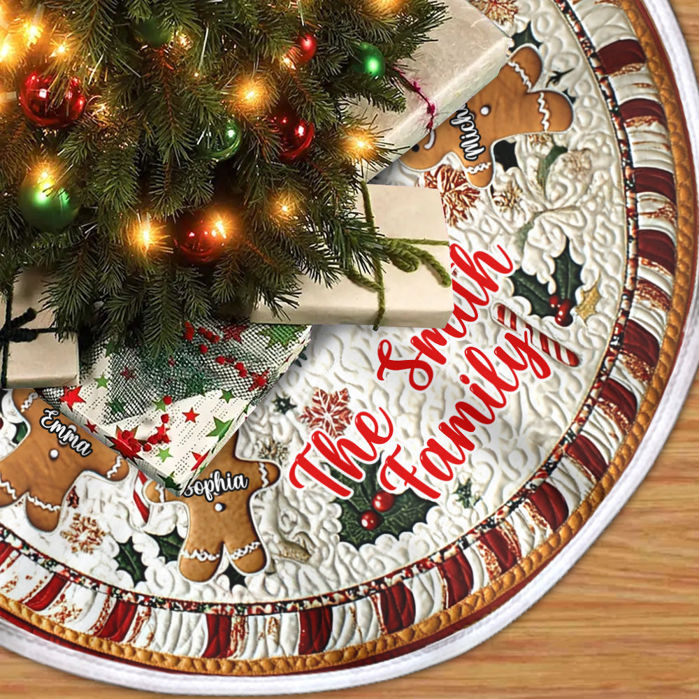 Die Lebkuchen-Crew – Personalisierte Baumrock-Decke