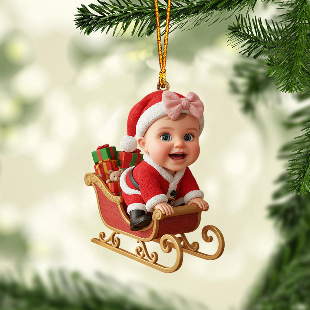 Adorable cadeau pour enfant - Ornement personnalisé pour enfant
