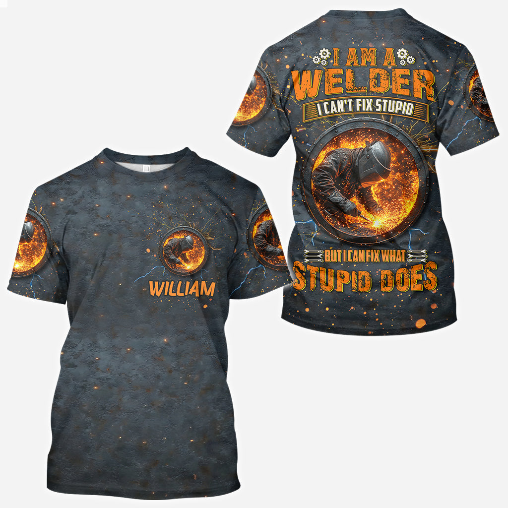 Geschenk für Schweißer – Personalisiertes Schweißer-T-Shirt