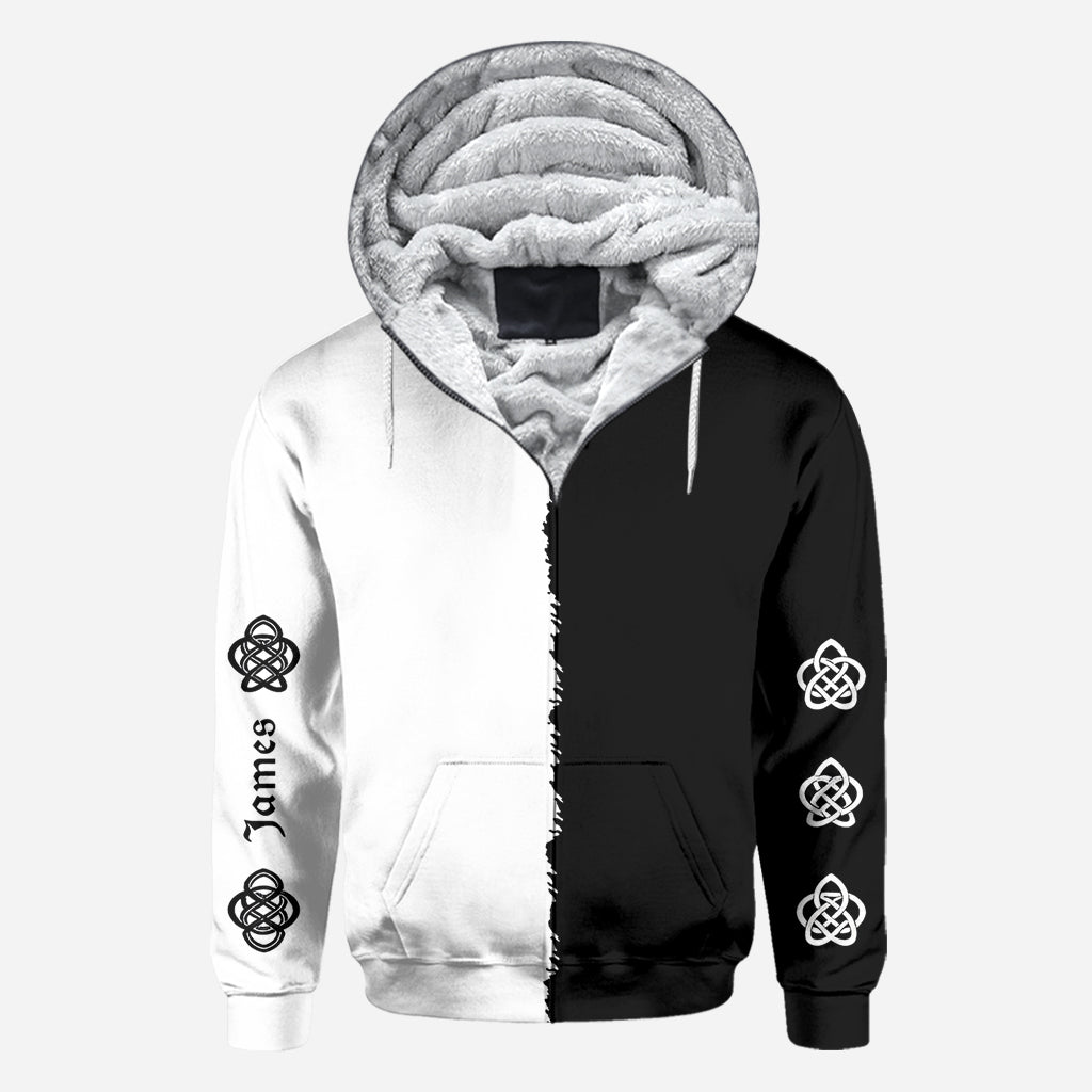 Black & White Wolf - Personalized Wolf All Over Shirt