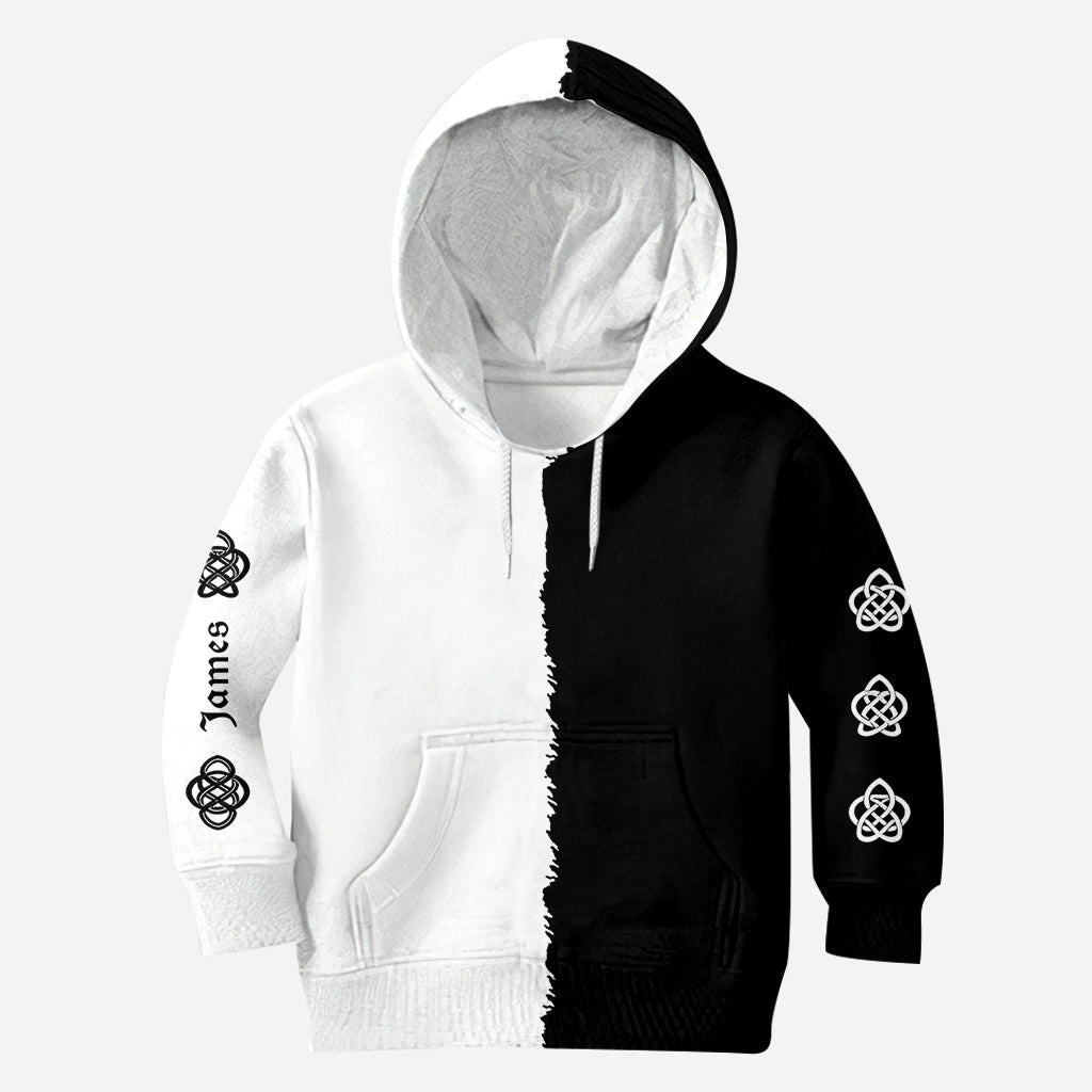 Black & White Wolf - Personalized Wolf All Over Shirt