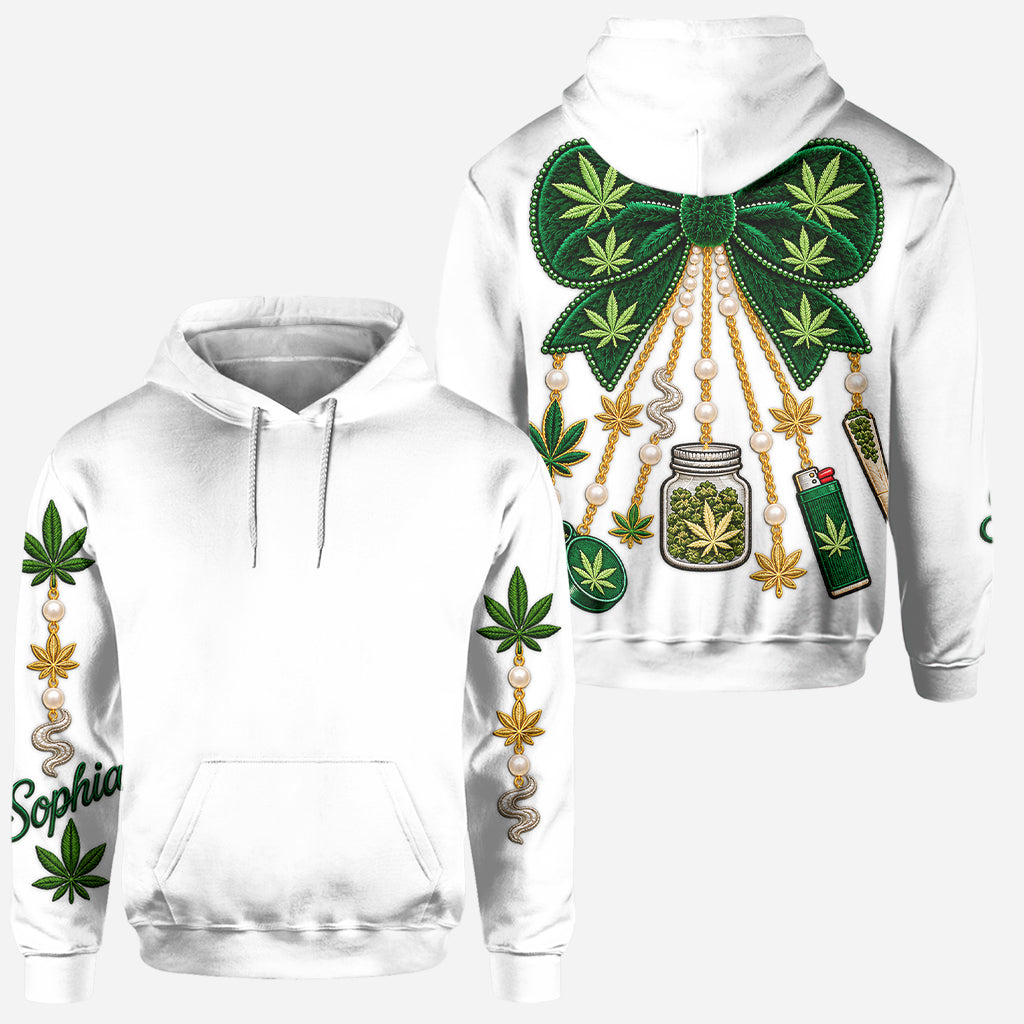 Merry Christmas - Personalized Weed Hoodie and Leggings