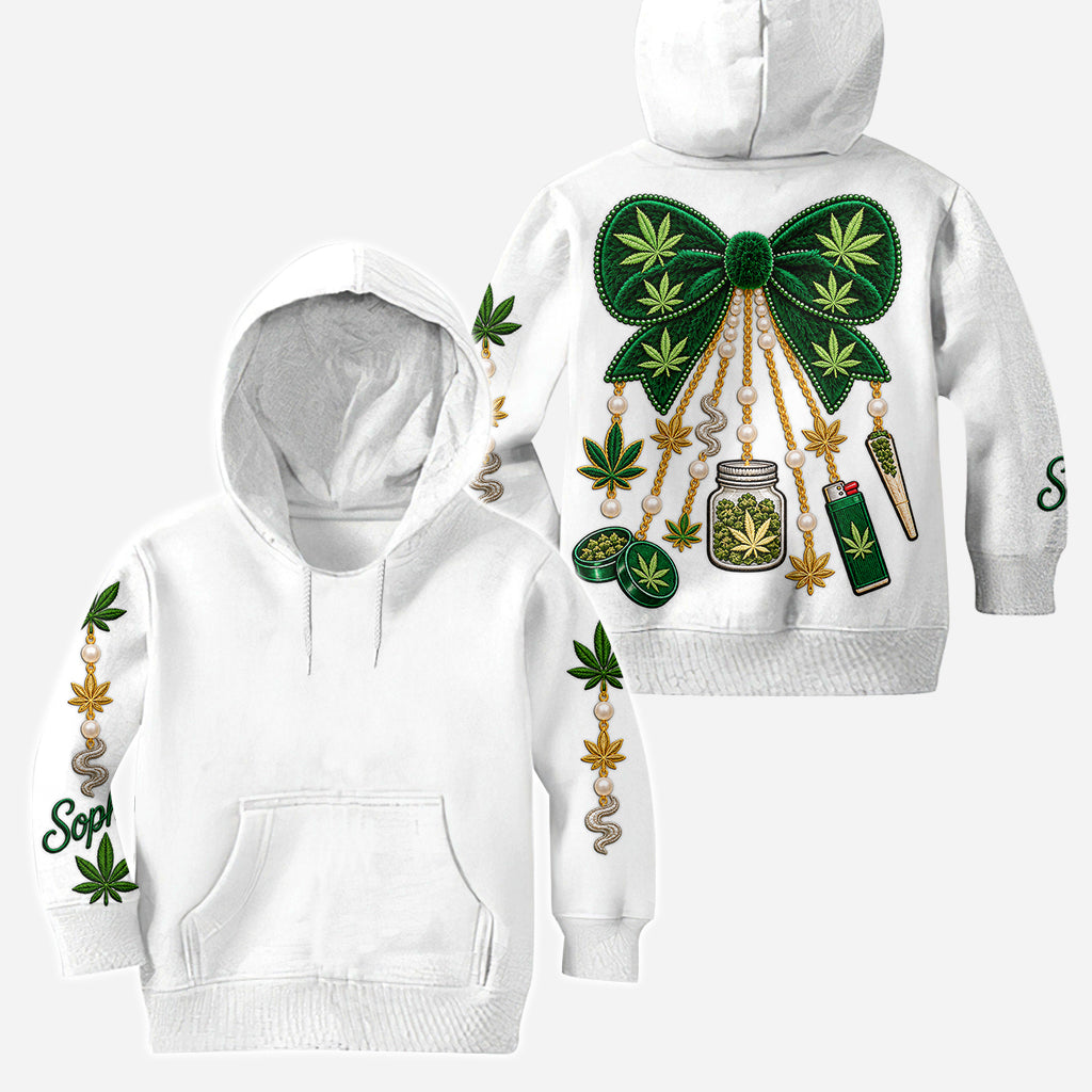 Merry Christmas - Personalized Weed Hoodie and Leggings