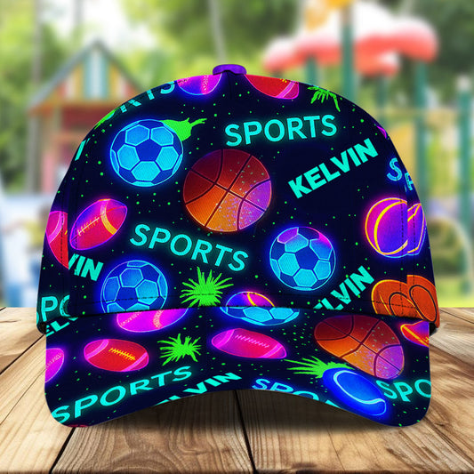Cadeau sportif pour enfants et adolescents - Casquette classique personnalisée pour enfants