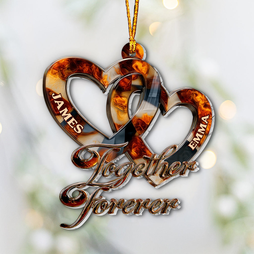 Together Forever - Personalized Couple Ornament