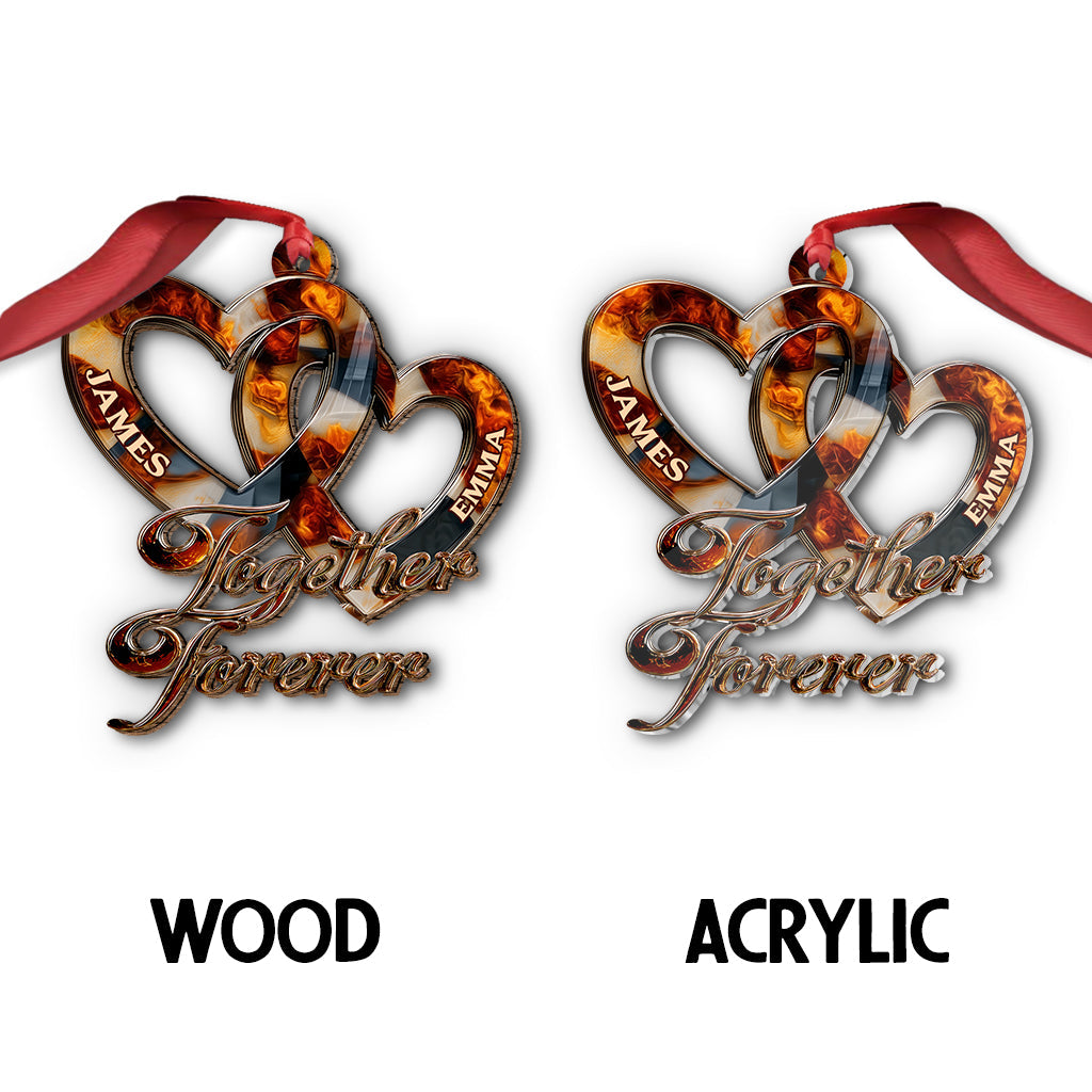 Together Forever - Personalized Couple Ornament