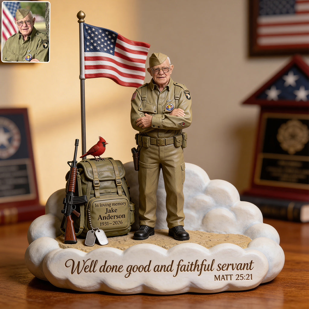 Militär Tribute Memorial - Personalisierte Veteranen Acrylplakette