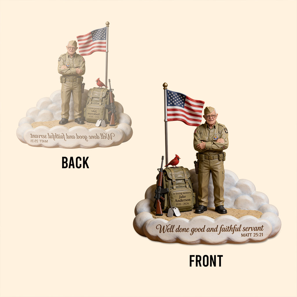 Militär Tribute Memorial - Personalisierte Veteranen Acrylplakette